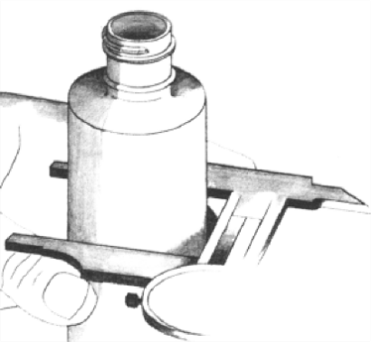 瓶罐类包装材料尺寸检测方法