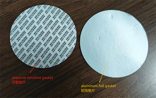 压敏垫片和铝箔垫片应用在塑料瓶上的区别在哪里? 压敏垫片和铝箔垫片应用在塑料瓶上的区别在哪里?